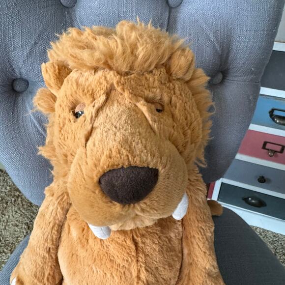 Jellycat Stellan Sabretooth Tiger Sabre Tooth Tiger FAST SHIP Retired NeW - Picture 3 of 13